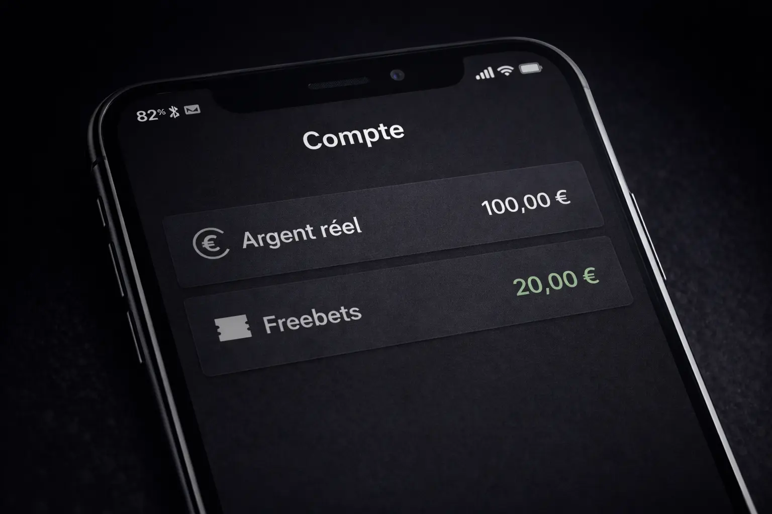 Comparatif argent réel vs freebet